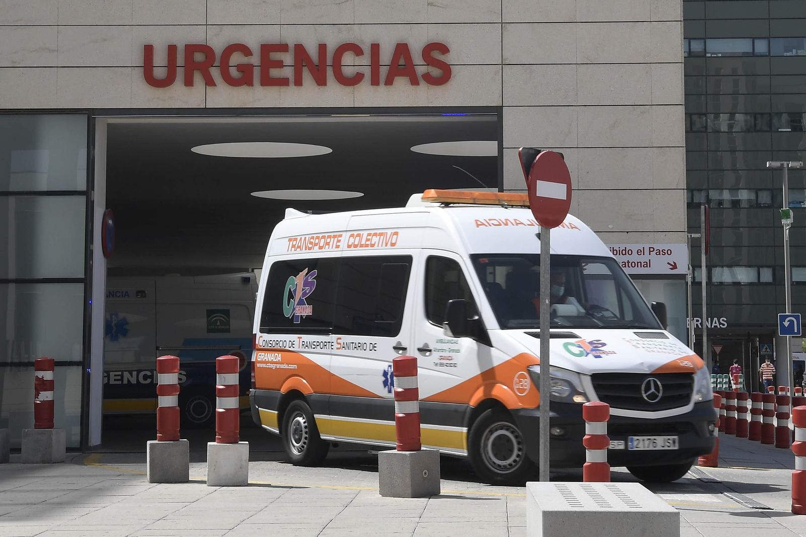 Ambulancia en Urgencias, en una imagen de archivo.