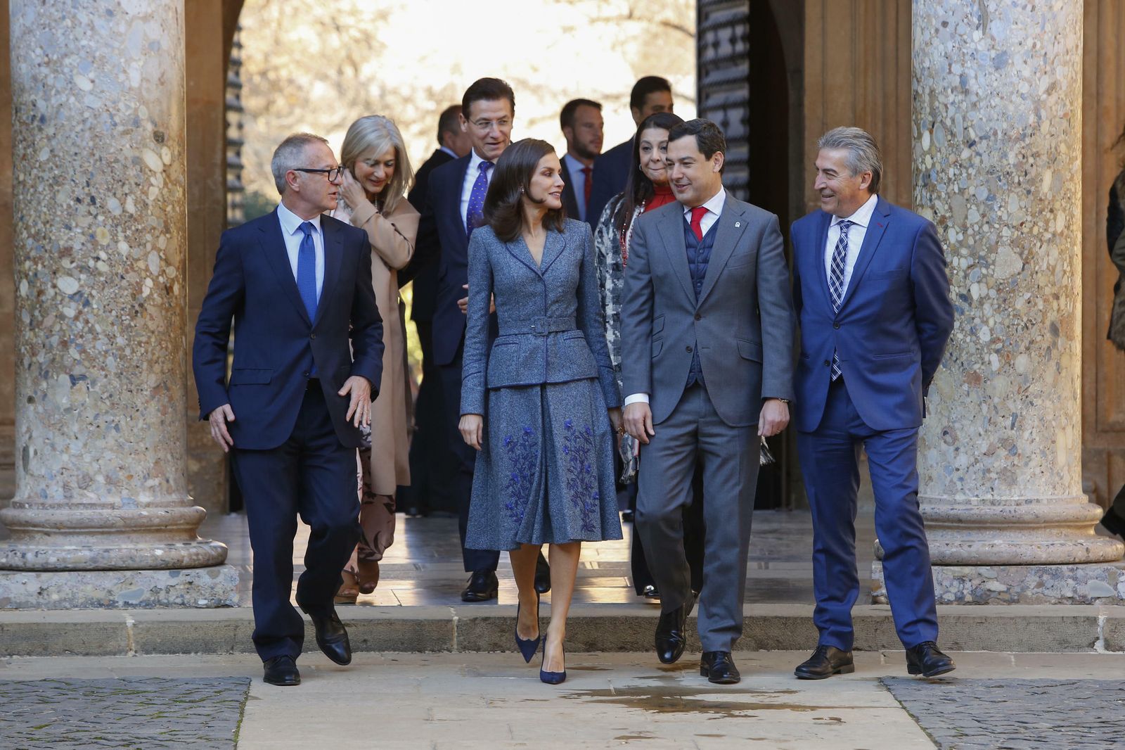 La visita de la reina Letizia, en imágenes