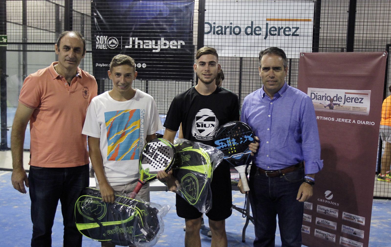 Aparicio y Cuevas, subcampeones en Categoría B.