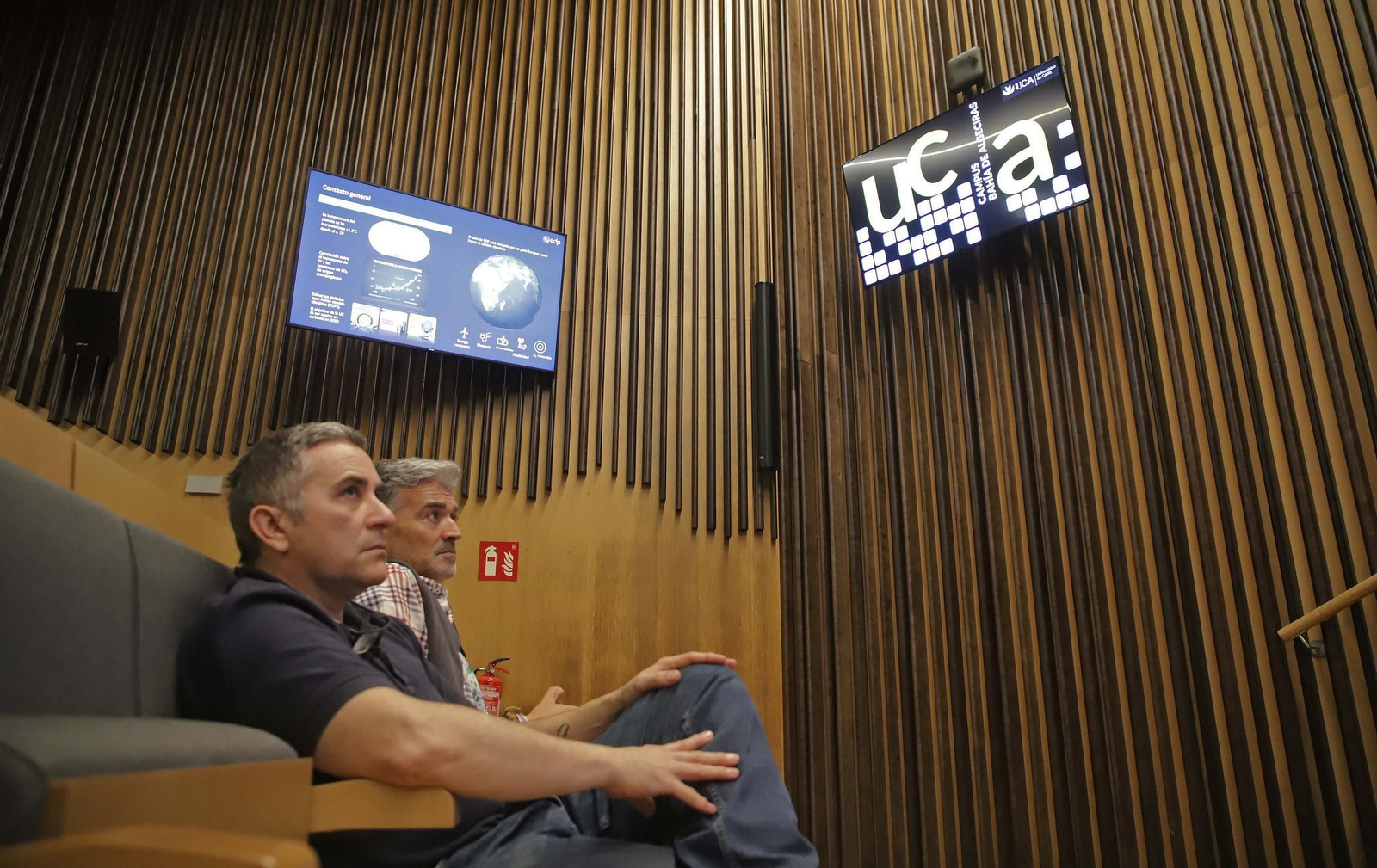 Fotos de la segunda jornada del congreso Rh2edin de energías limpias en la ETSI de Algeciras