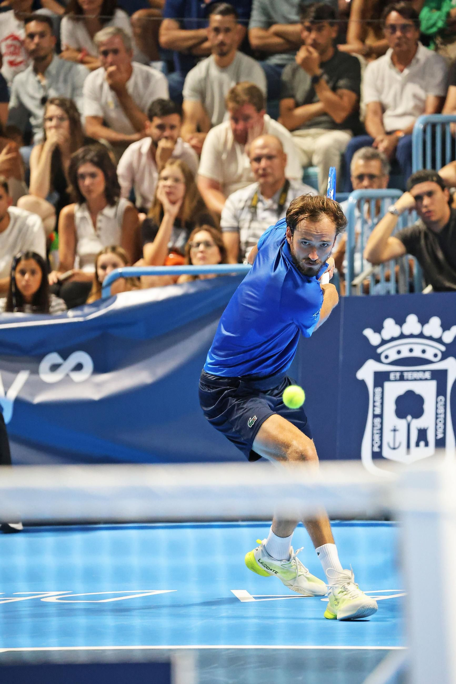 Imágenes de la final masculina de la Copa del Rey de tenis entre Daniil Medvedev y Alejandro Davidovich