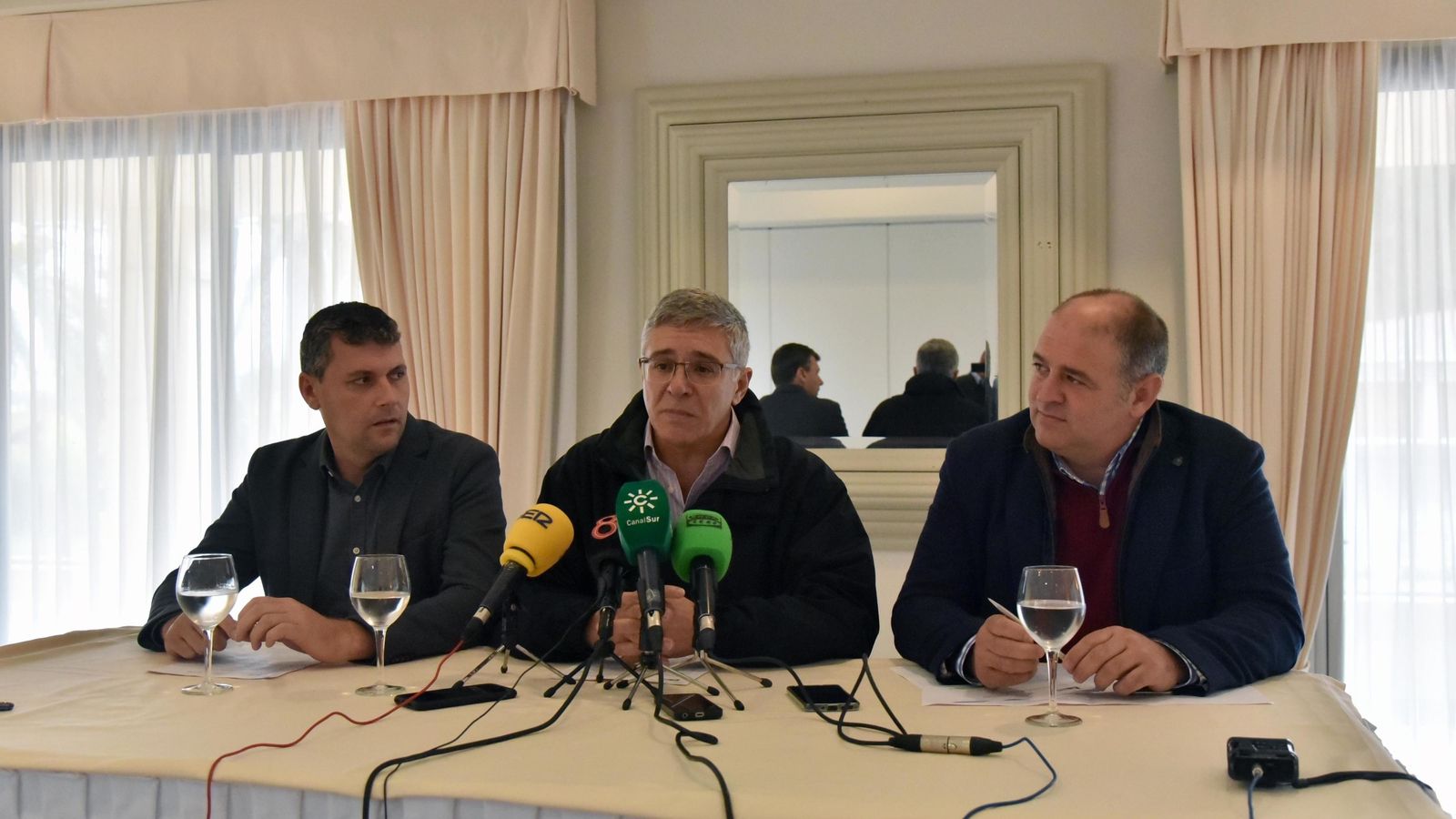 Fran Gómez, Juan Casanova y Jorge Romero