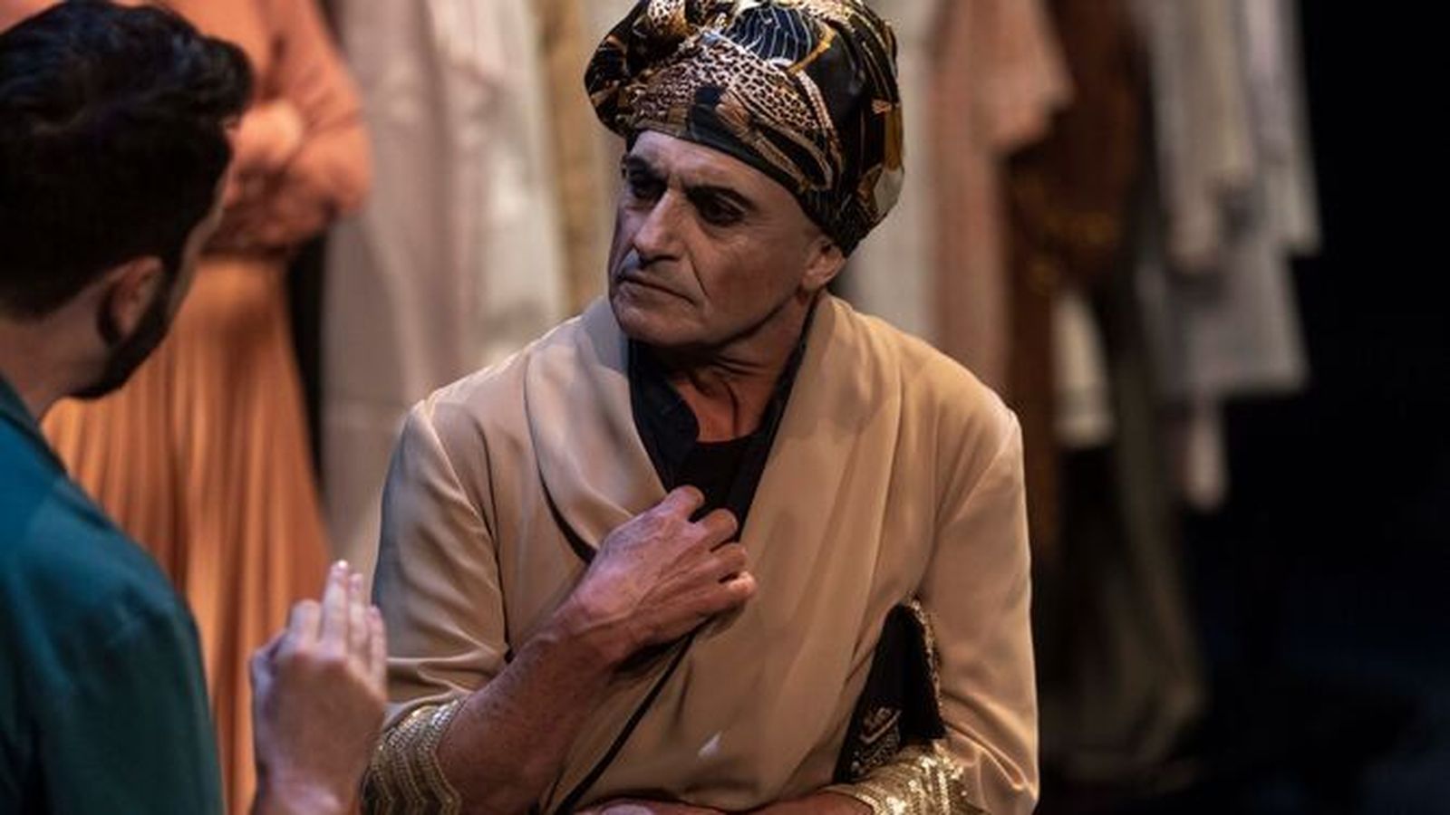 Pepe Viyuela, durante la representación de 'Tartufo'.