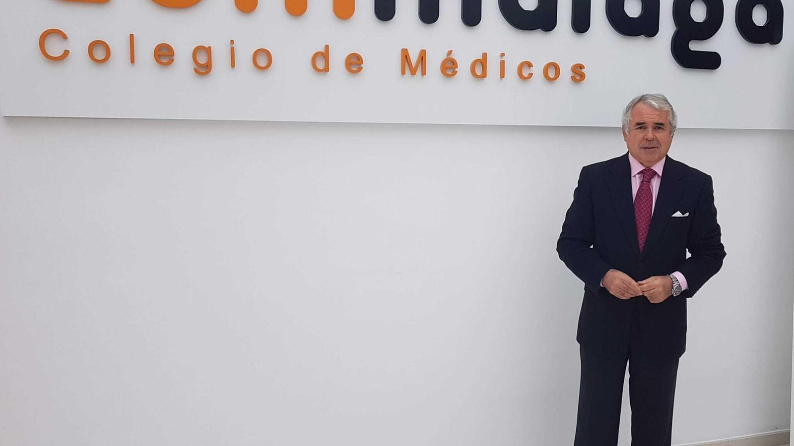 Pedro Navarro, presidente del Colegio de Médicos de Málaga.