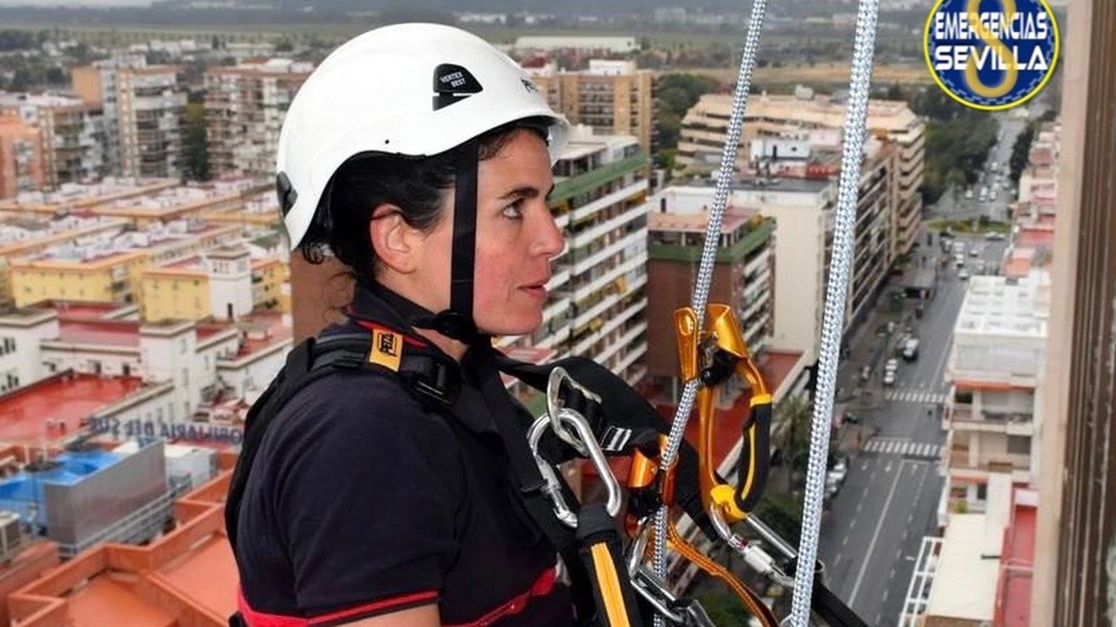 Diana Madrazo, bombera de Sevilla.