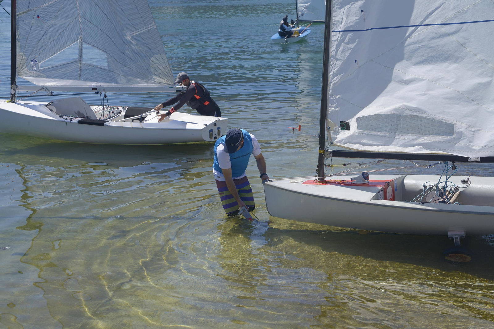 Fotos de la competición de vela en La Linea