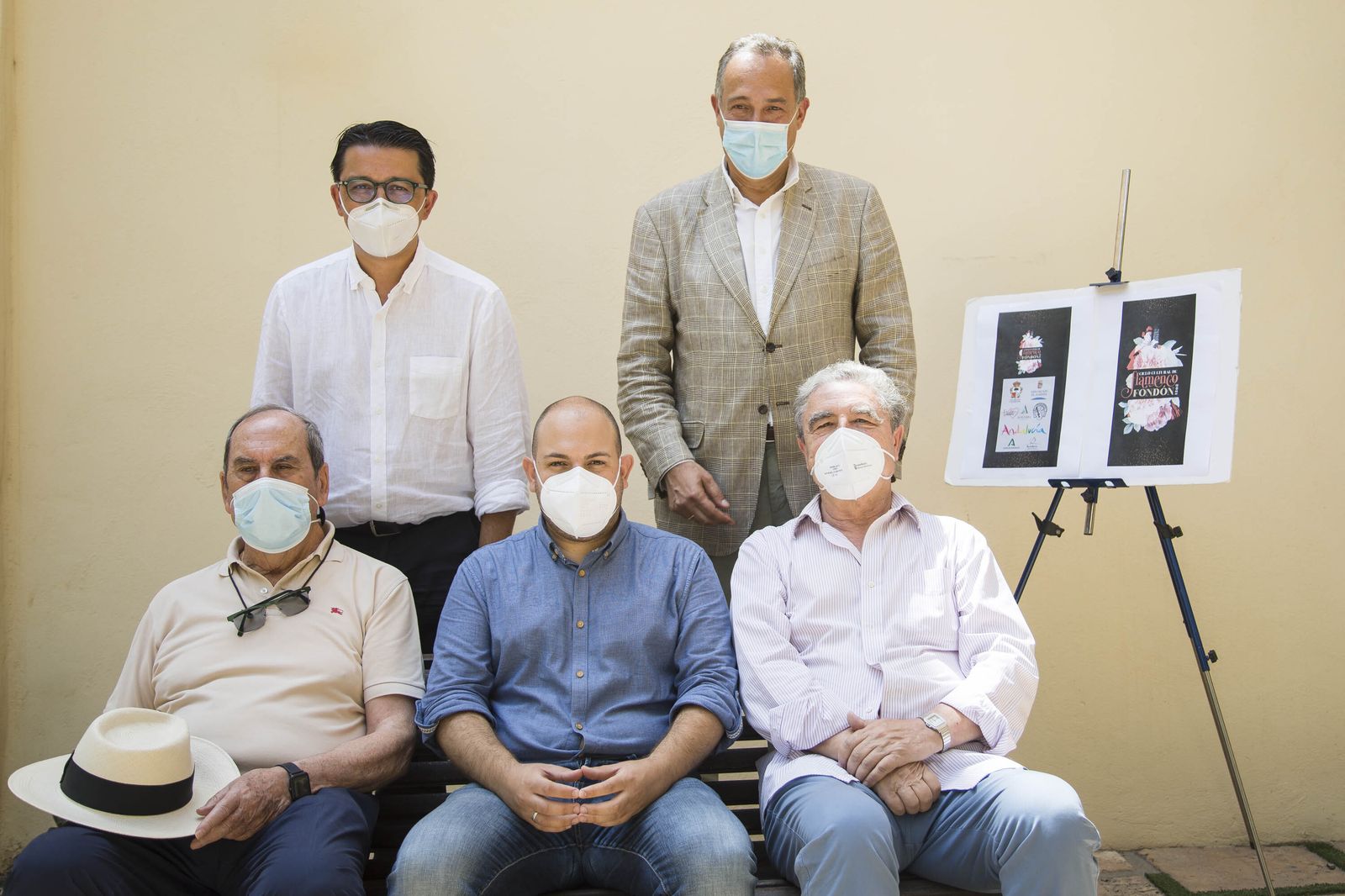 José Antonio López Alemán, Manuel Guzmán, Valentín Martín, Vicente García y Rafael Morales.