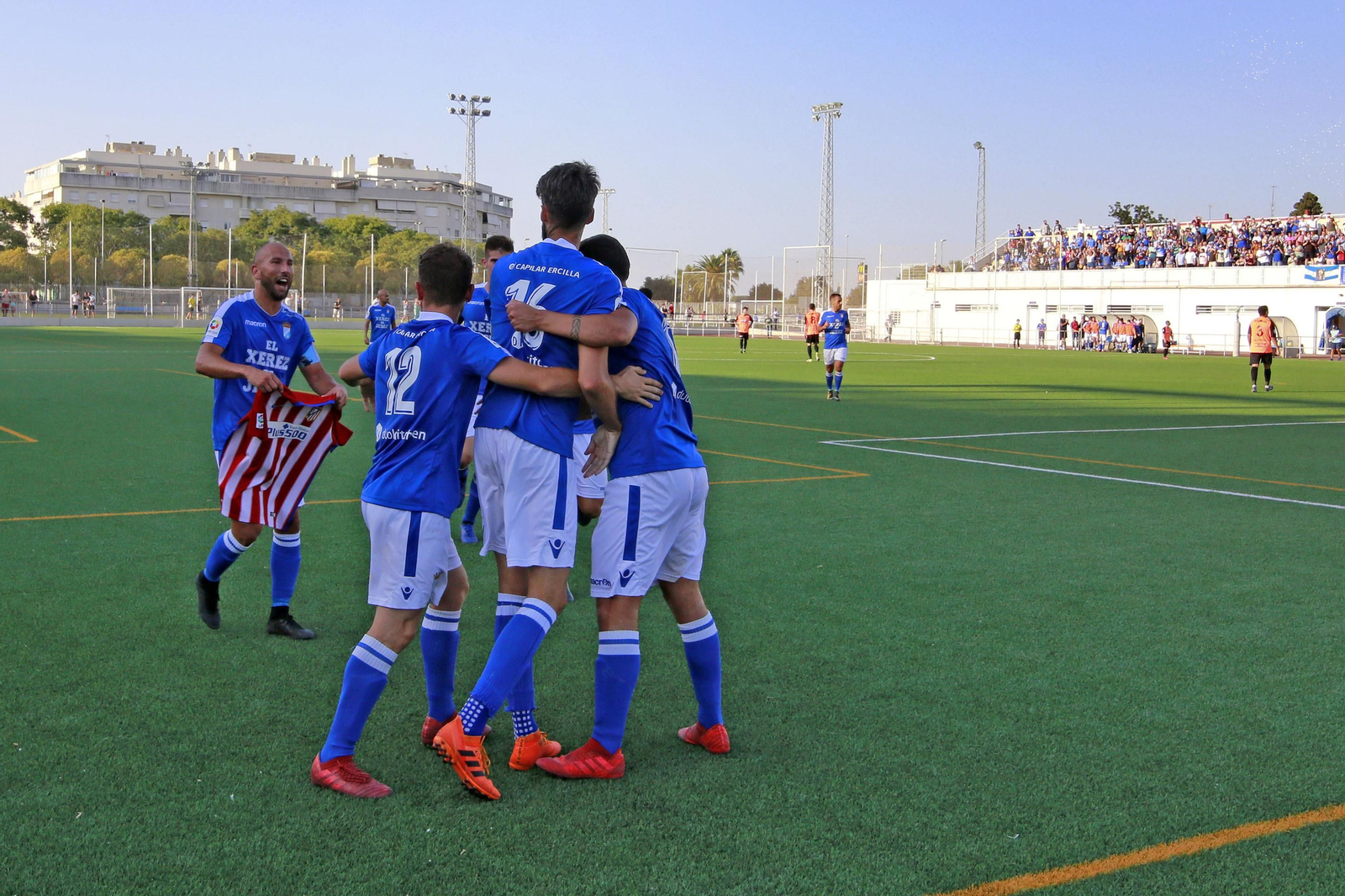 Imágenes del Xerez CD y UB Lebrijana en La Granja