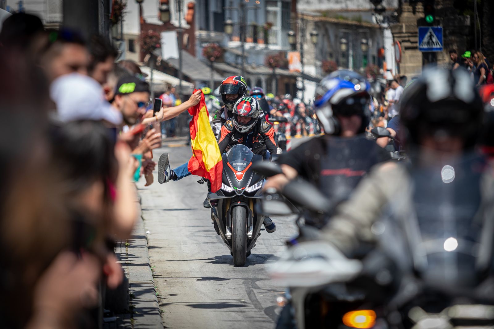 Imágenes de la motorada en El Puerto