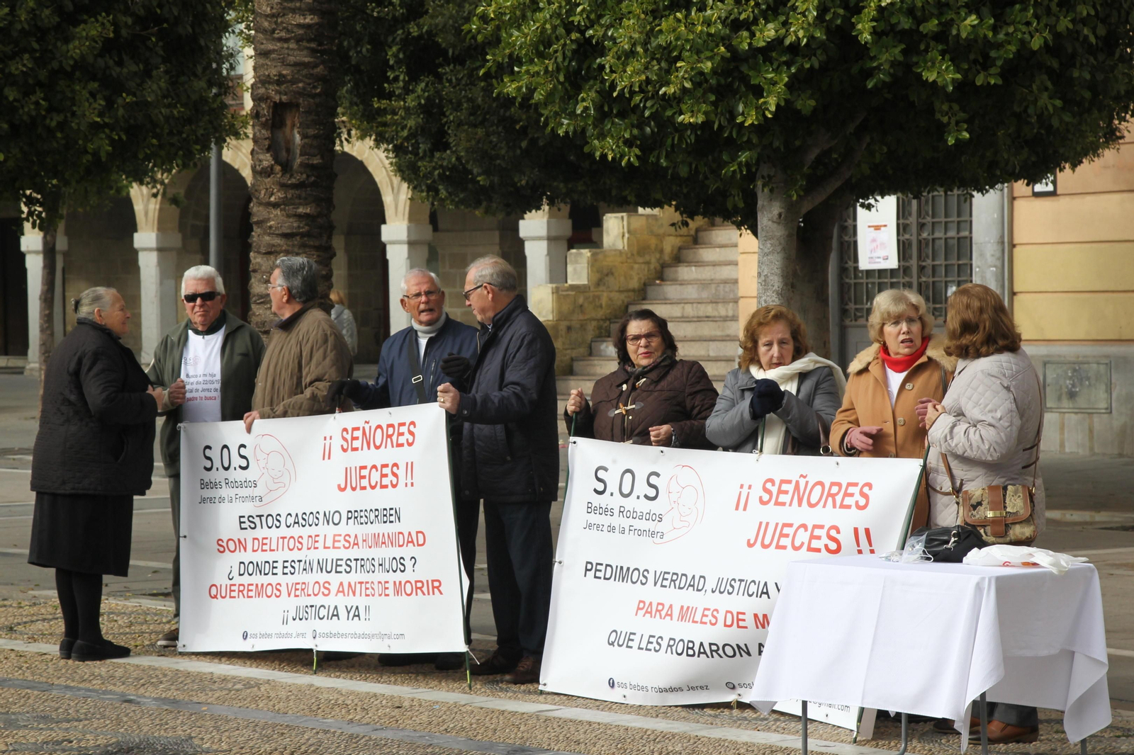 Una imagen de la concentración de la asociación el pasado domingo.