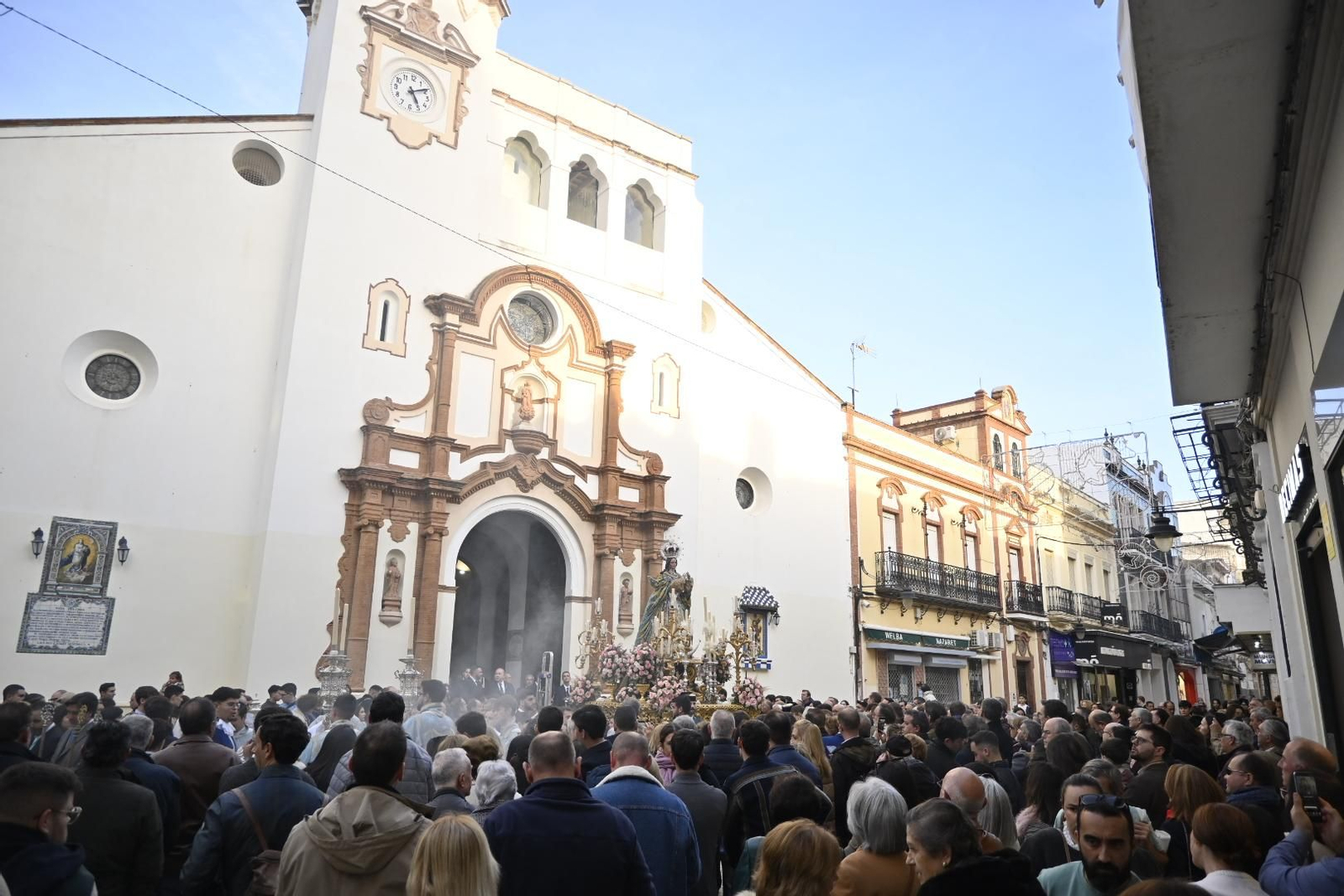 Imágenes de la procesión de la Virgen de la Inmaculada en Huelva