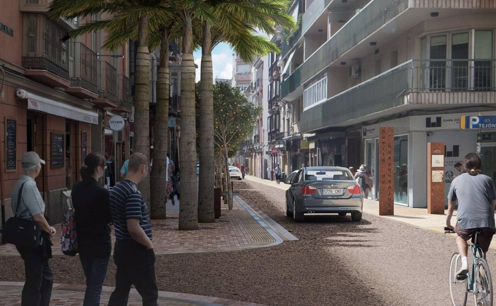 Así quedará la calle Alamos Así quedará la calle Alamos