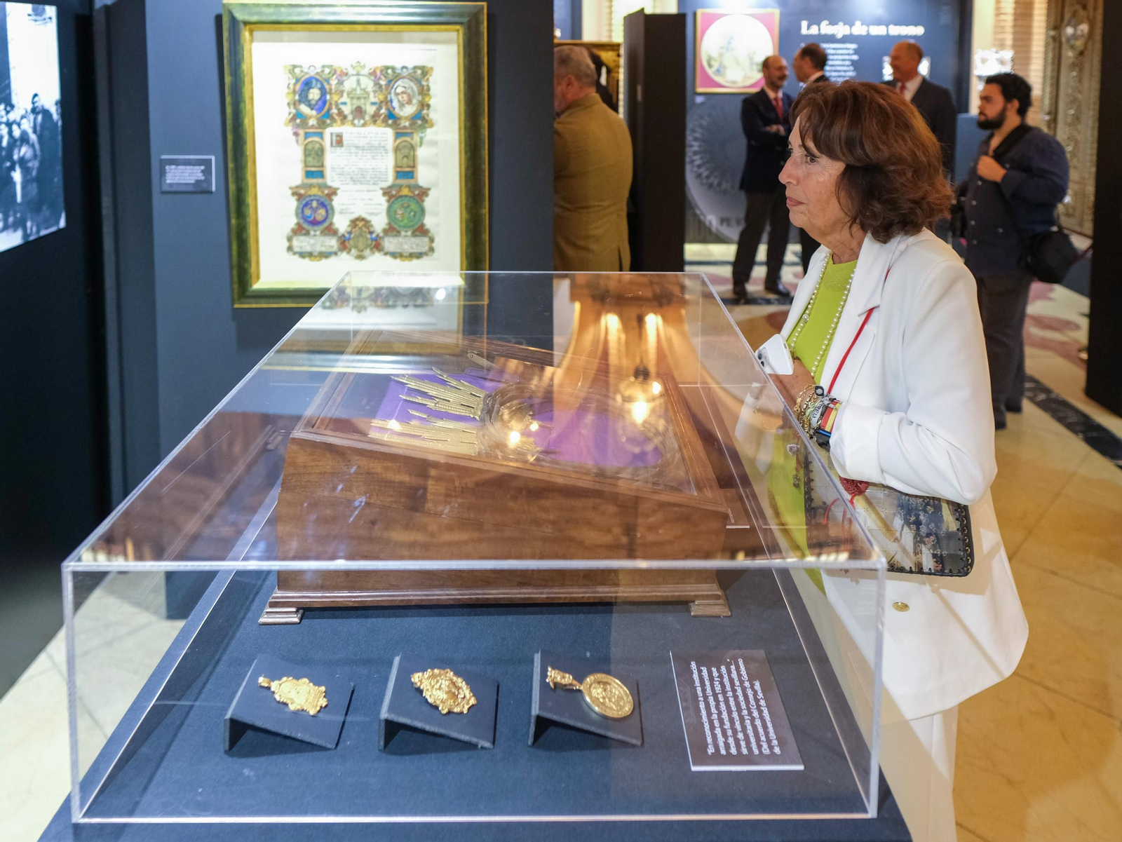 Inauguración la exposición 100 Años de hermandad. Los Estudiantes. En el Real círculo de Labradores