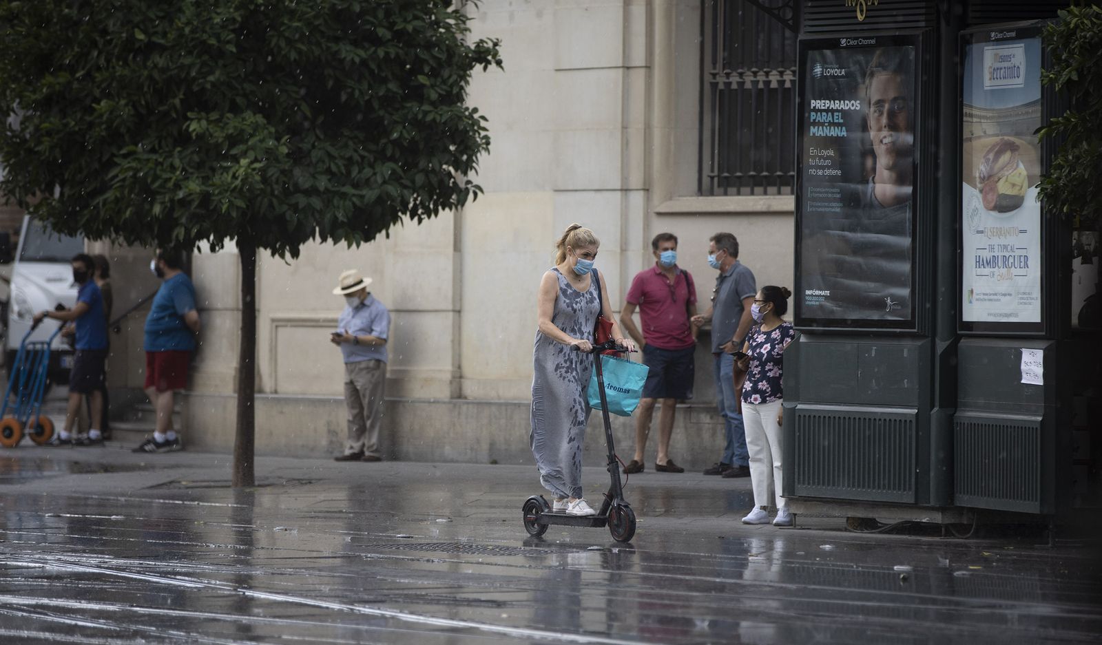 Las imágenes de la granizada en Sevilla