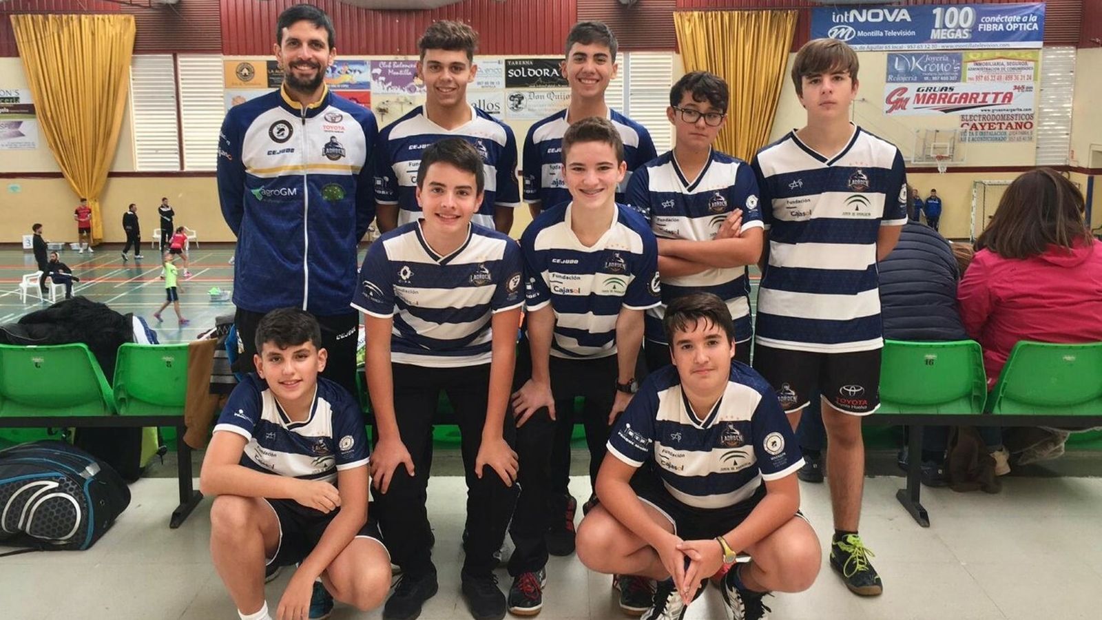 La cantera del club onubense también dio la talla en Montilla.