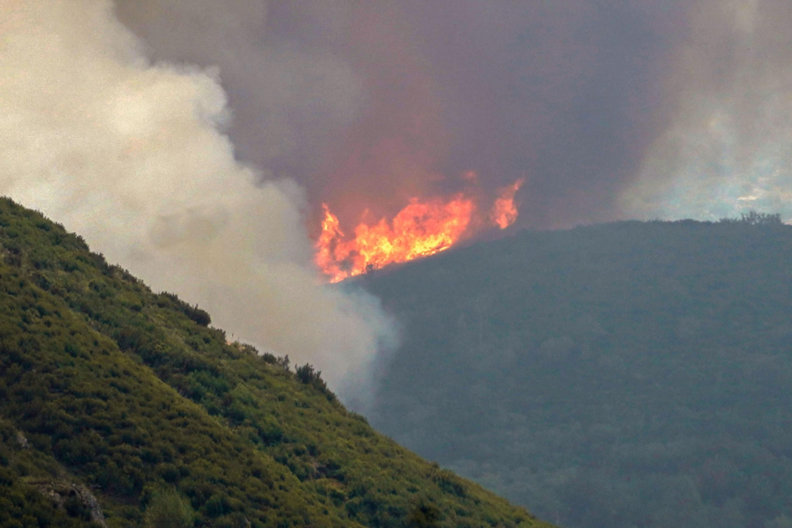 Incendio en Asturias