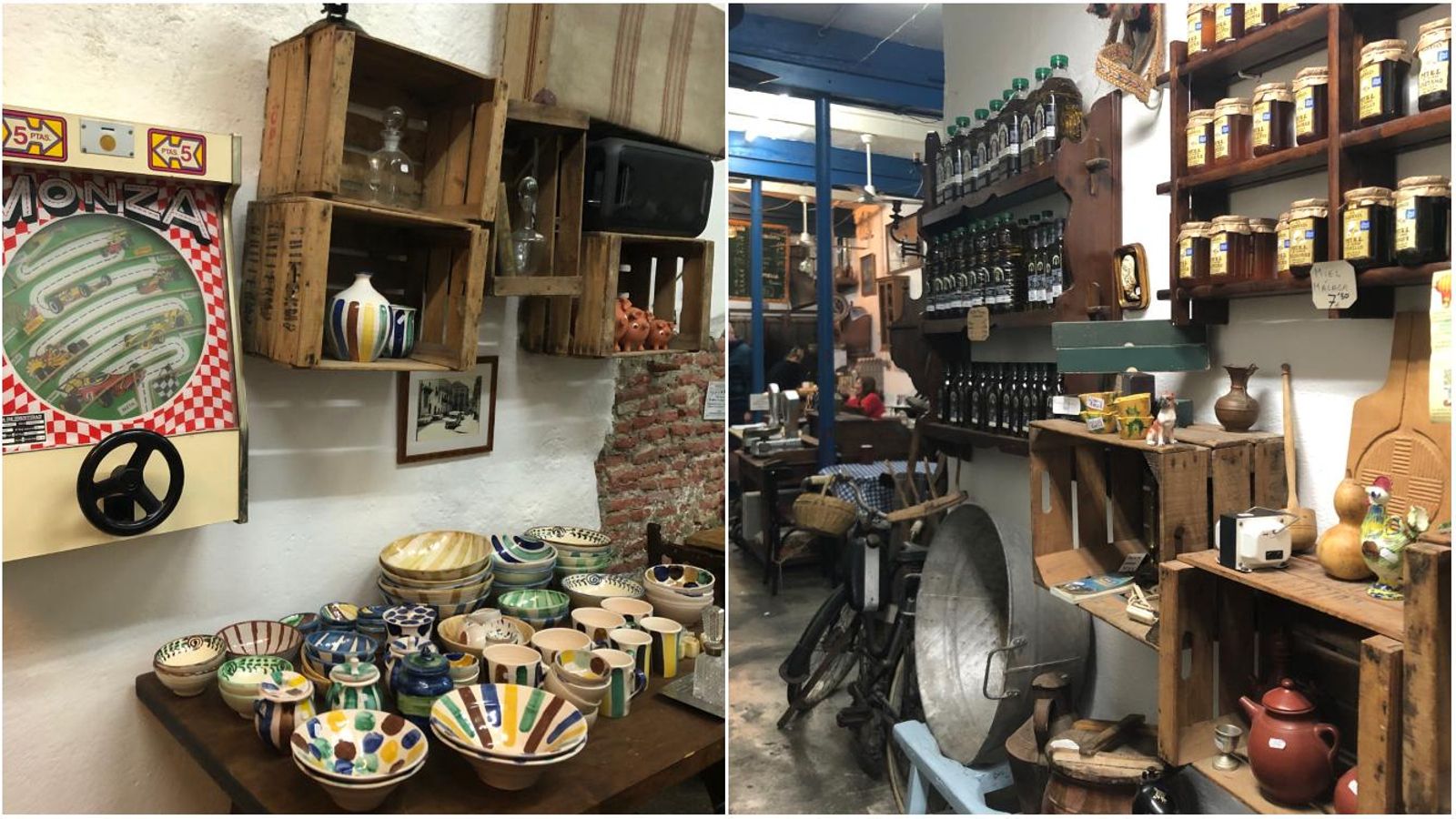 Parte de la decoración y elementos de artesanía a la venta en La Recova. Parte de la decoración y elementos de artesanía a la venta en La Recova.
