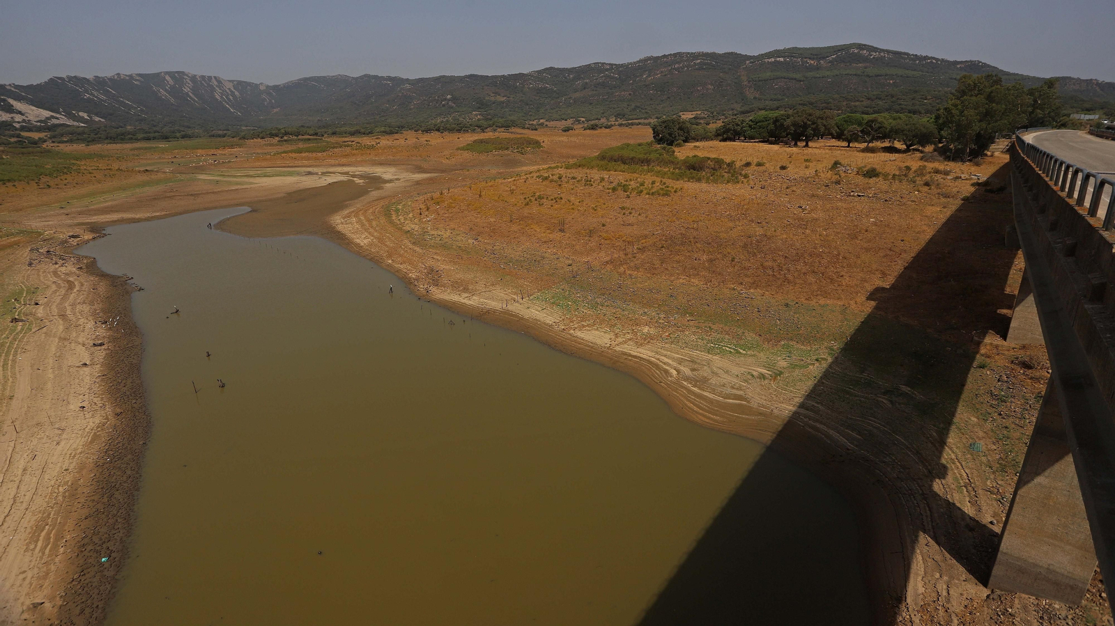 Fotos del embalse de Charco Redondo al 31 % de su capacidad Fotos del embalse de Charco Redondo al 31 % de su capacidad