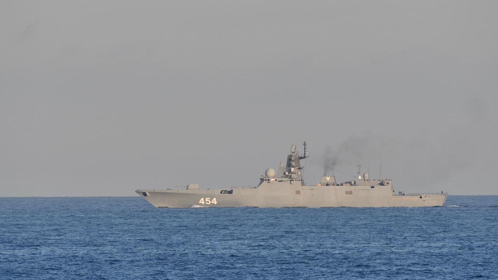 La nueva fragata rusa Almirante Gorshkov equipada con misiles hipersónicos