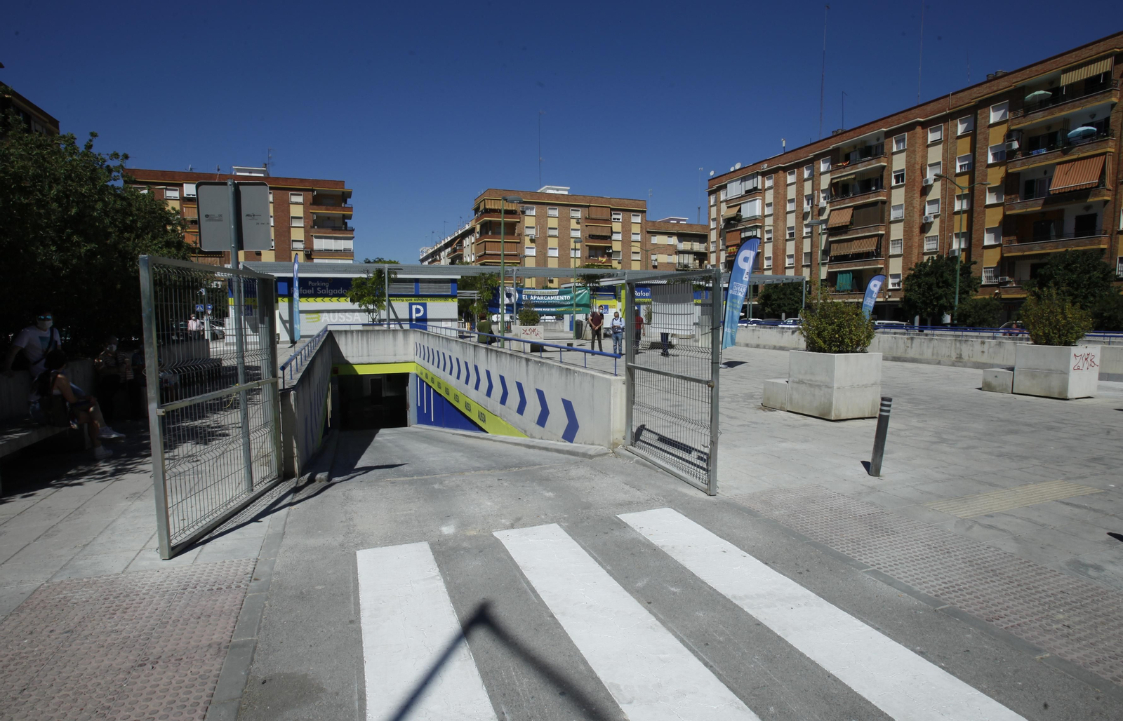 Inauguración del aparcamiento de Rafael Salgado de Bami