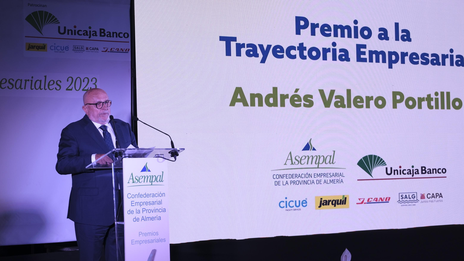 Imágenes de la gala de entrega de los Premios Asempal 2023, en el Hotel Playadulce