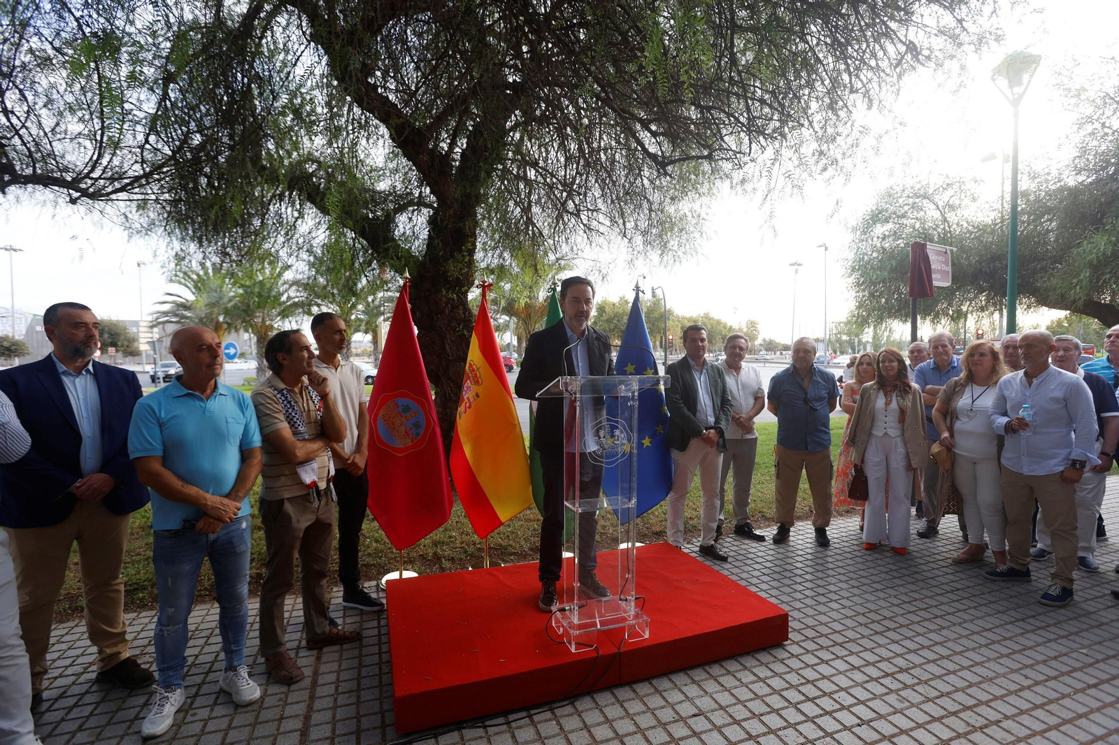 Las mejores imágenes del acto en homenaje a Juanín, leyenda del Córdoba CF