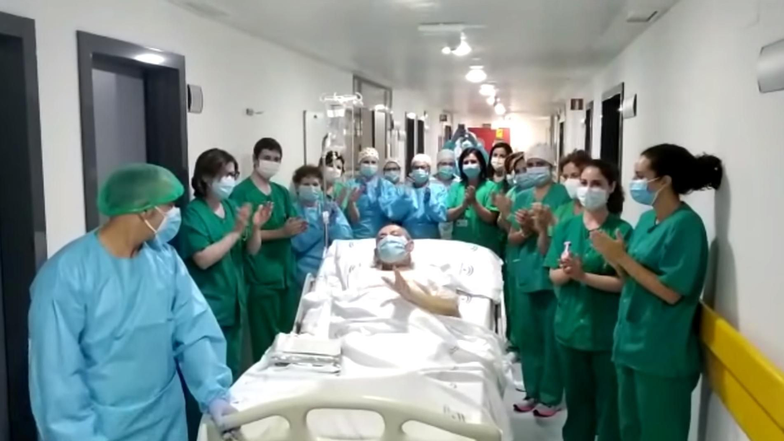 Antonio Miguel, tras su salida de la UCI del Hospital Reina Sofía.