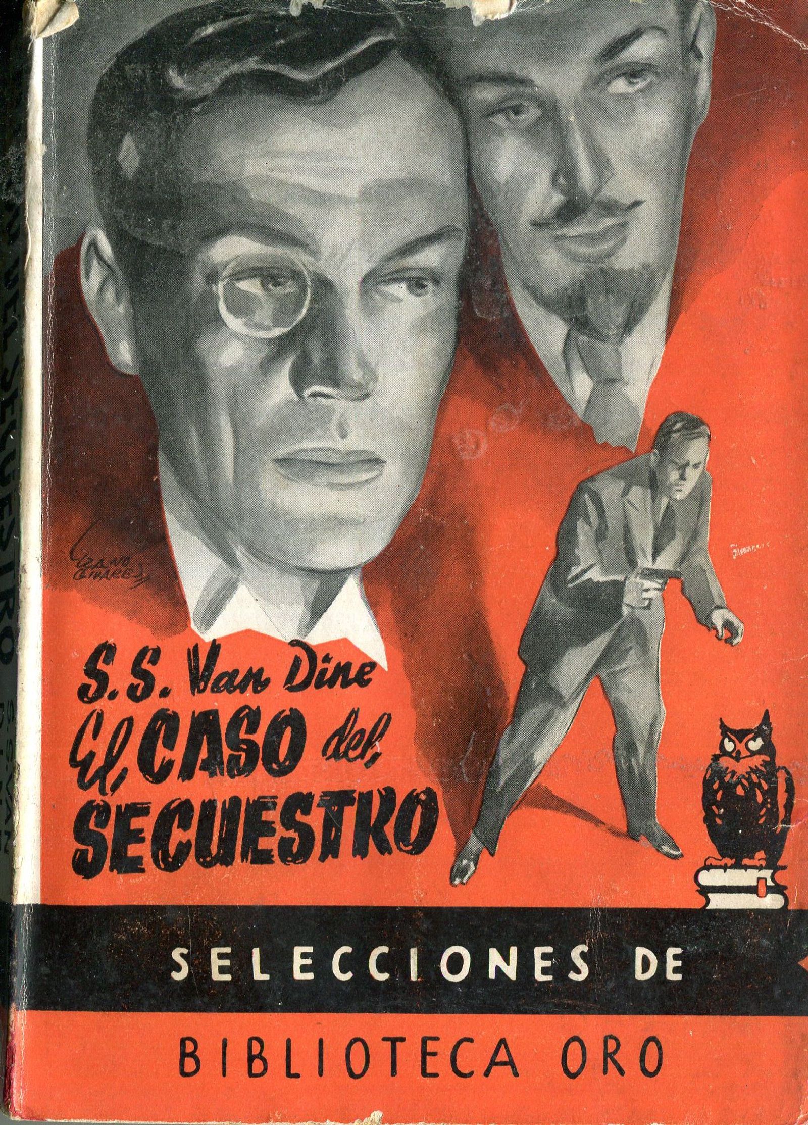 Portada de 'El caso del secuestro', de S. S Van Dine.