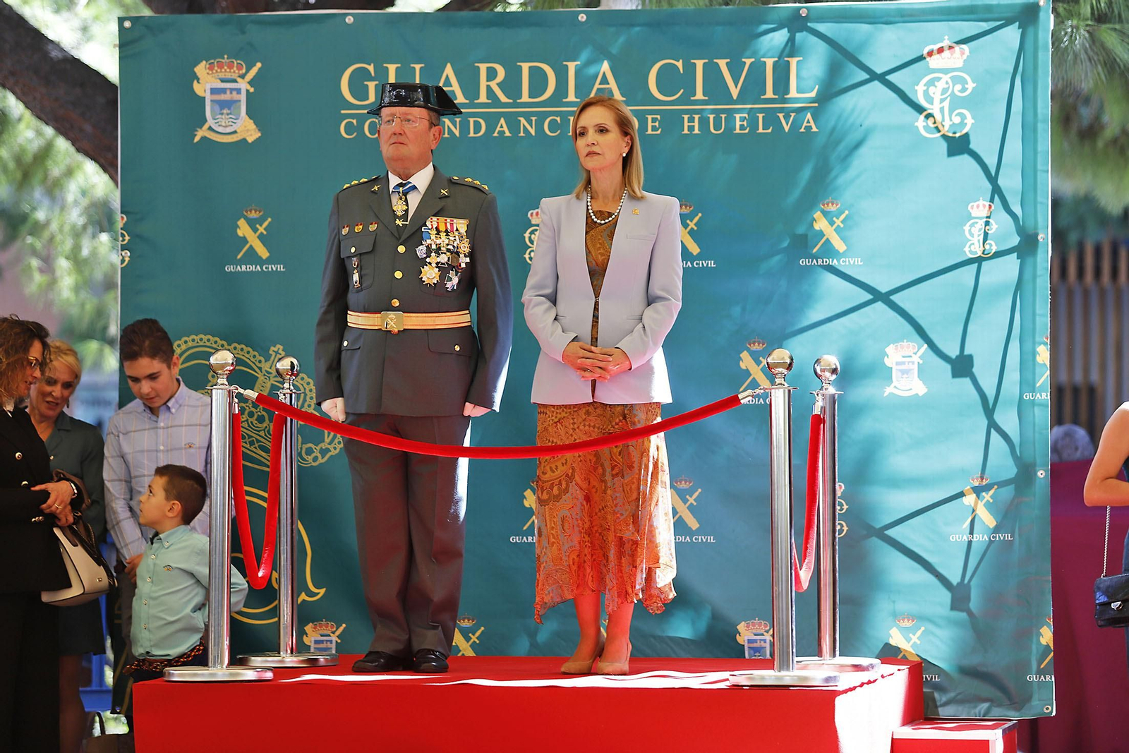 Imágenes de los actos de la Guardia Civil  en Huelva 12 de octubre, Día del Pilar