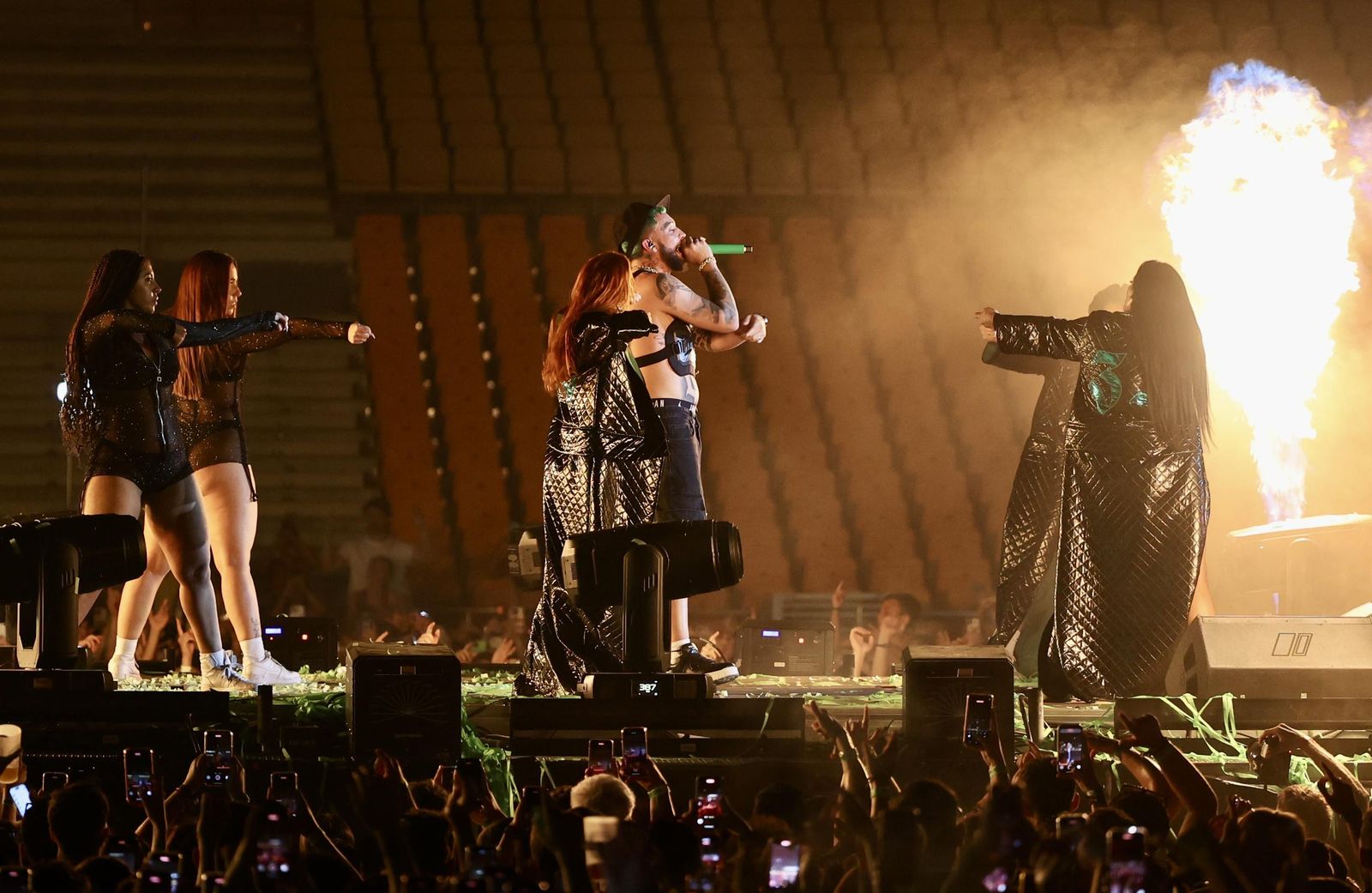 Concierto de JC Reyes en el estadio de la Cartuja de Sevilla