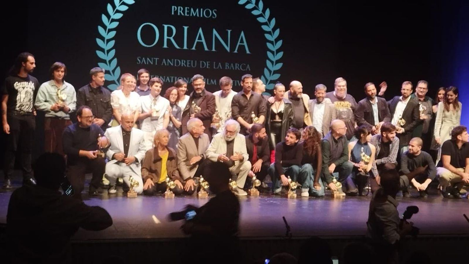 Entrega de los Premios Oriana durante el Festival de Cine Sant Andreu de la Barca.