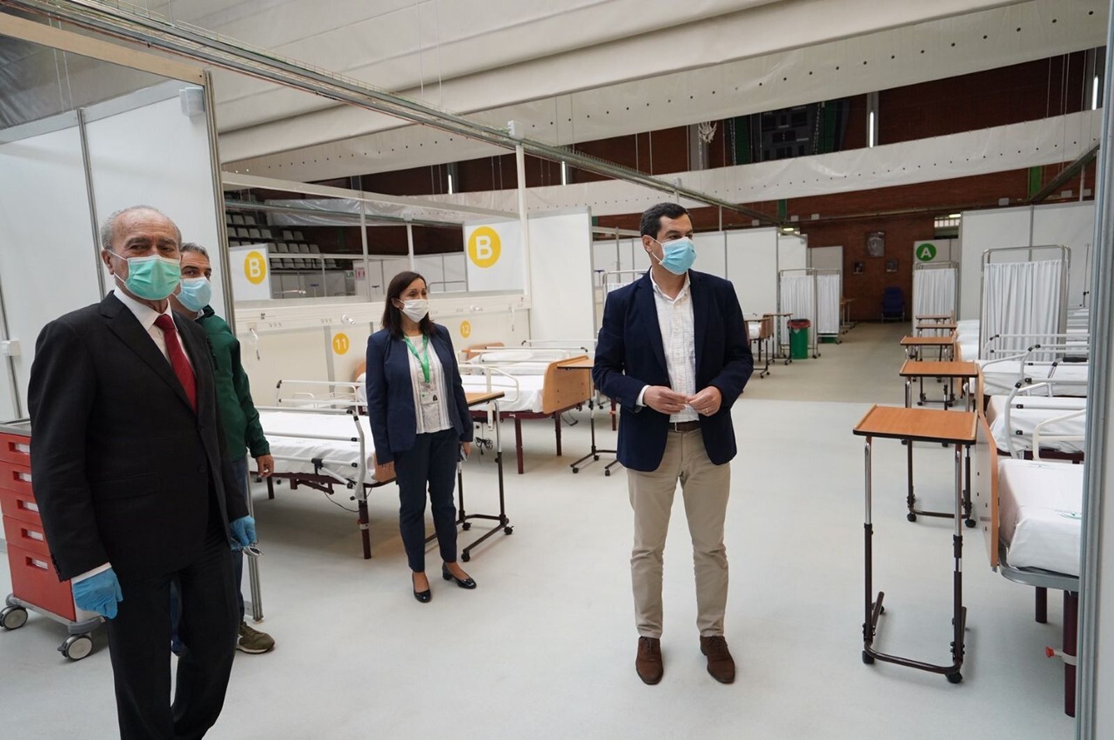 Así es el hospital de campaña instalado en Carranque, en fotos