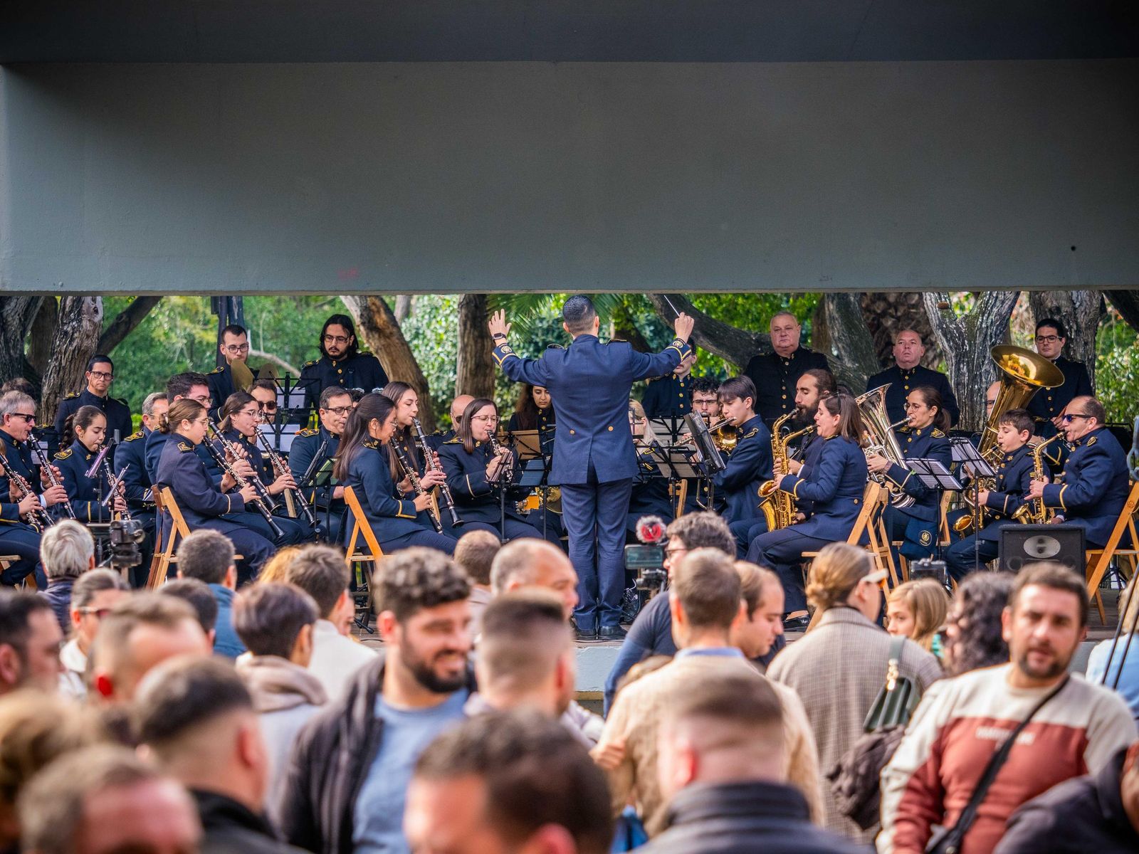 Sones cofrades en el Parque: celebrado el certamen de bandas de Nazareno en San Fernando