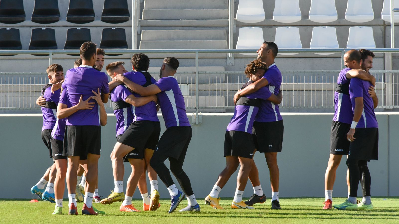 Las fotos del entrenamiento de la Balona previo al partido con el Águilas FC