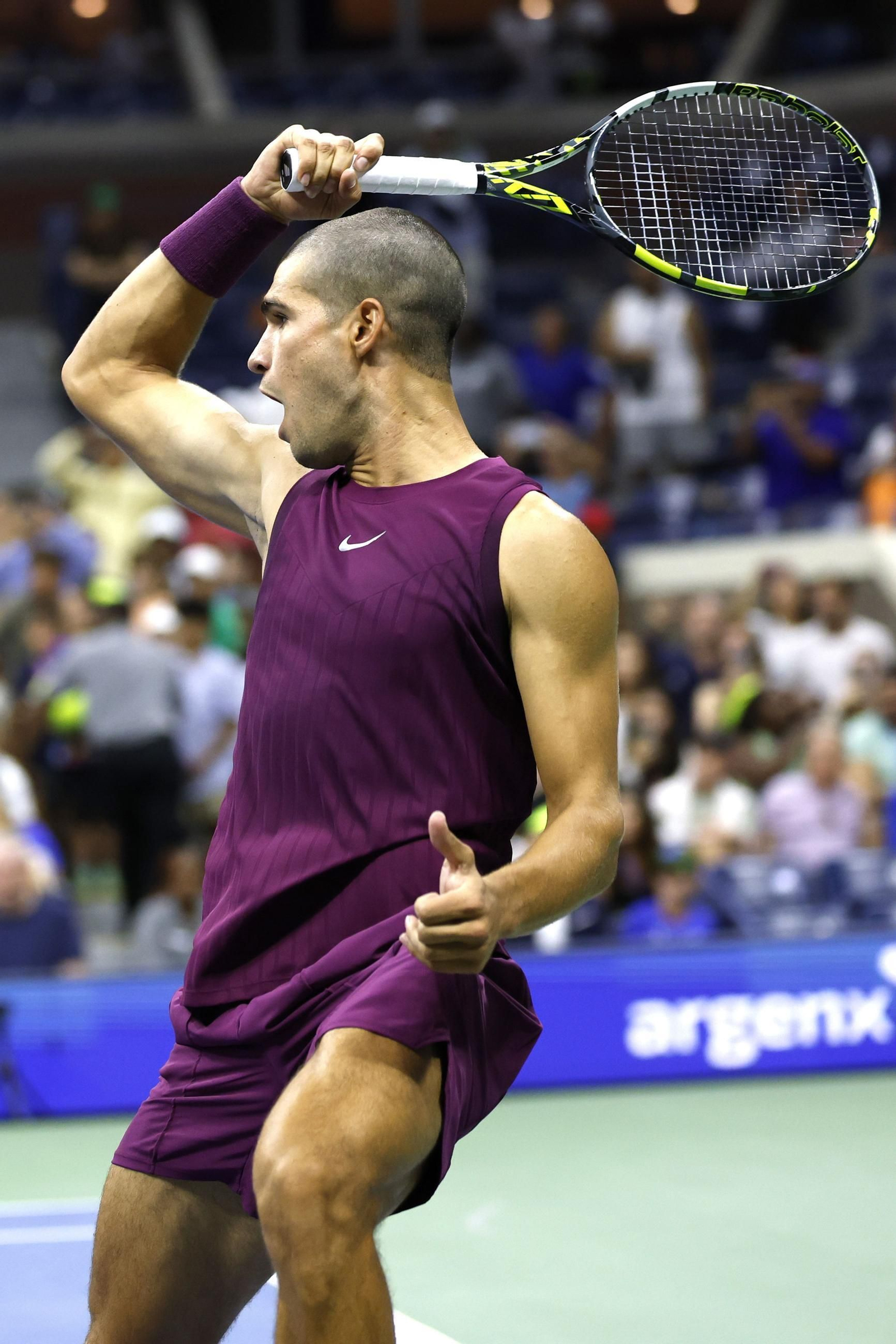 Las fotos del nuevo 'look' de Alcaraz en el Open USA