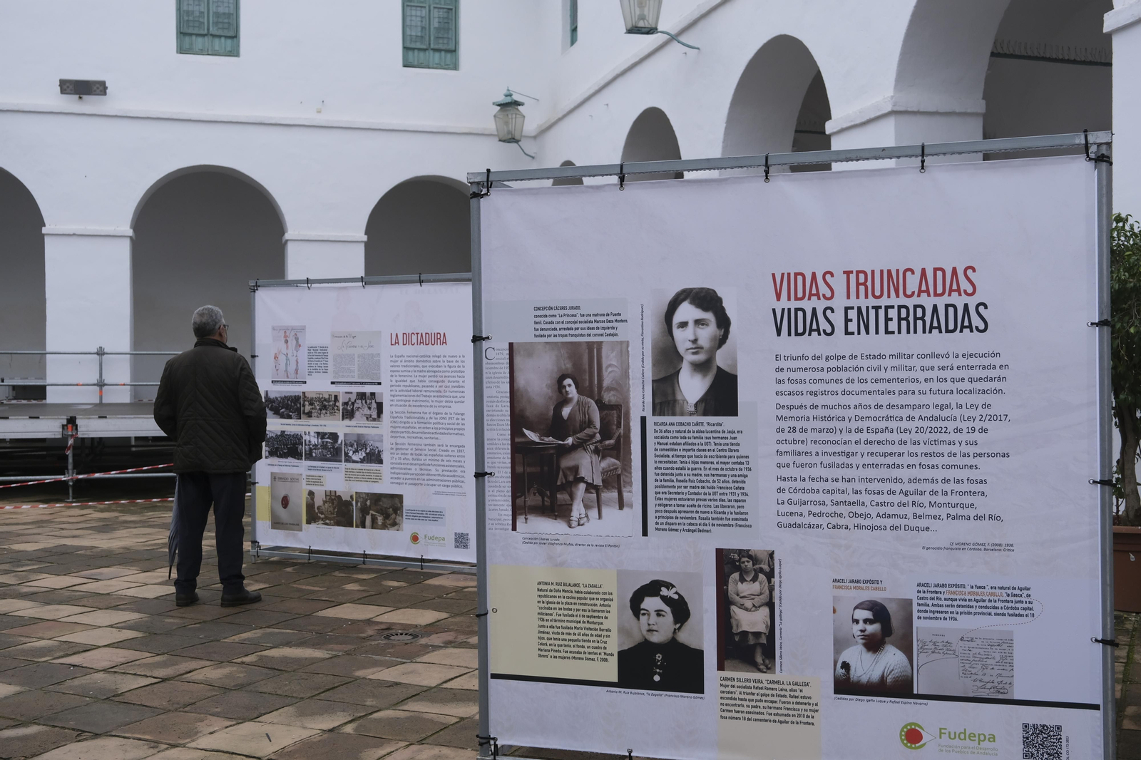 La exposición 'Historia y memoria con nombre de mujer' en imágenes