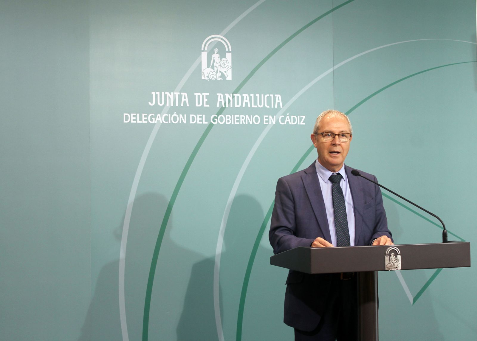 Juan Luis Belizóm, durante la rueda de prensa