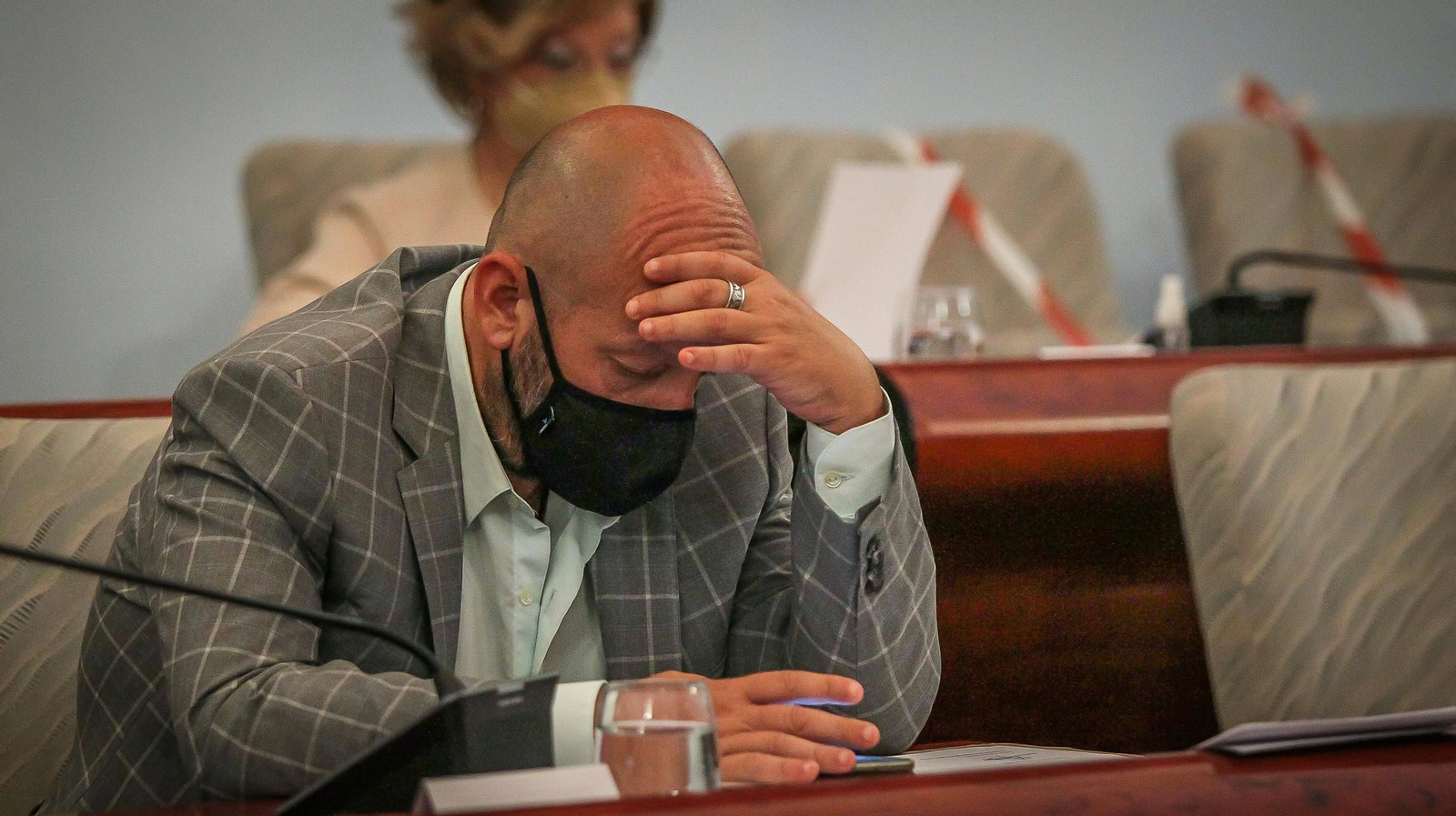 Secuencia del enfado de José Antonio Díaz con la alcaldesa