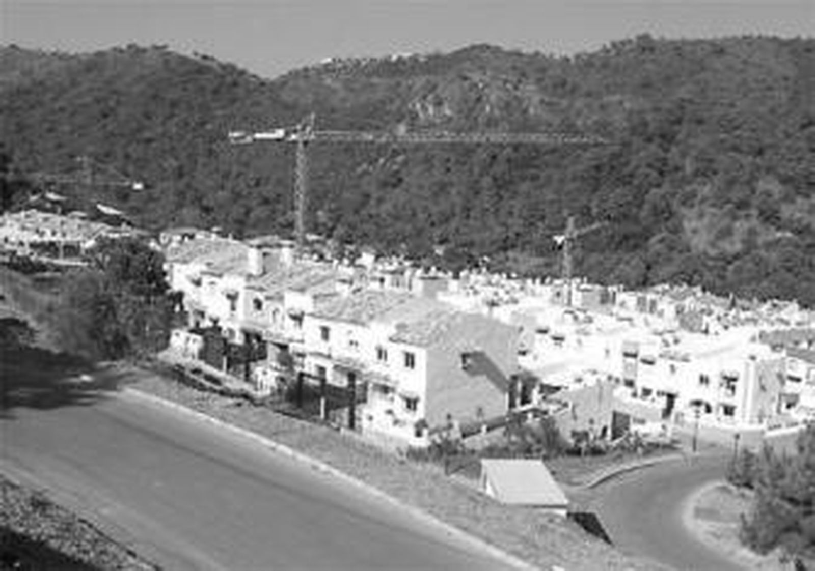 Imagen de una zona residencial de Benahavis.