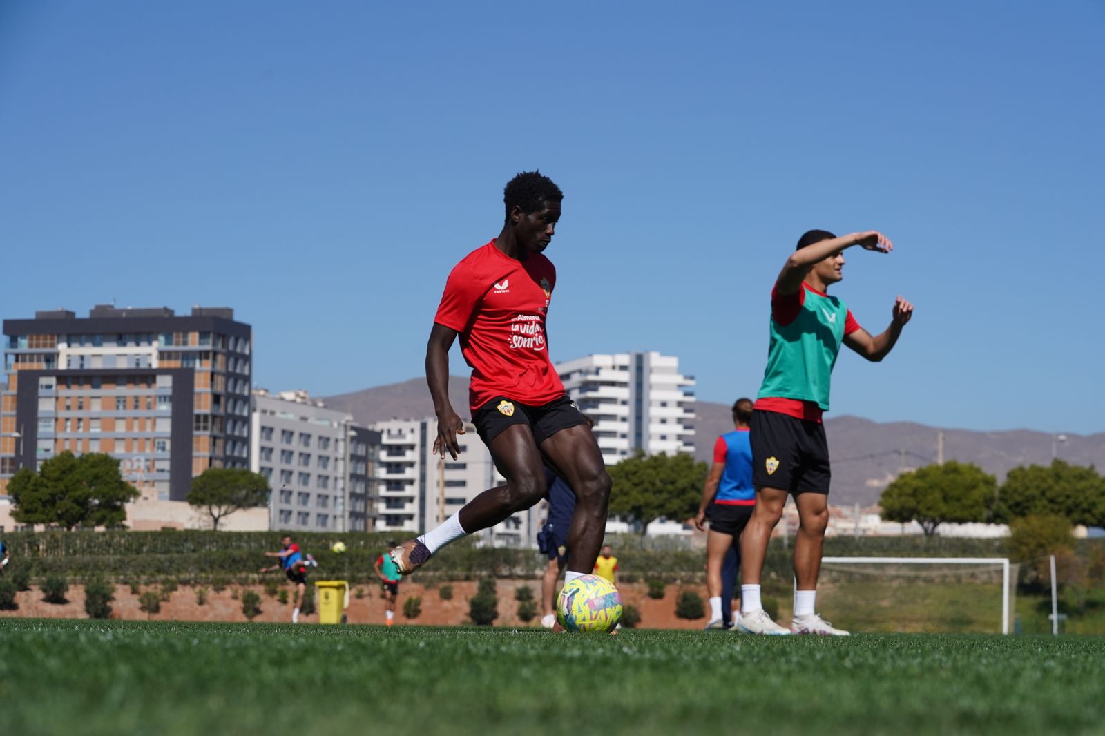 Así ha sido el entrenamiento de la UD Almería este jueves