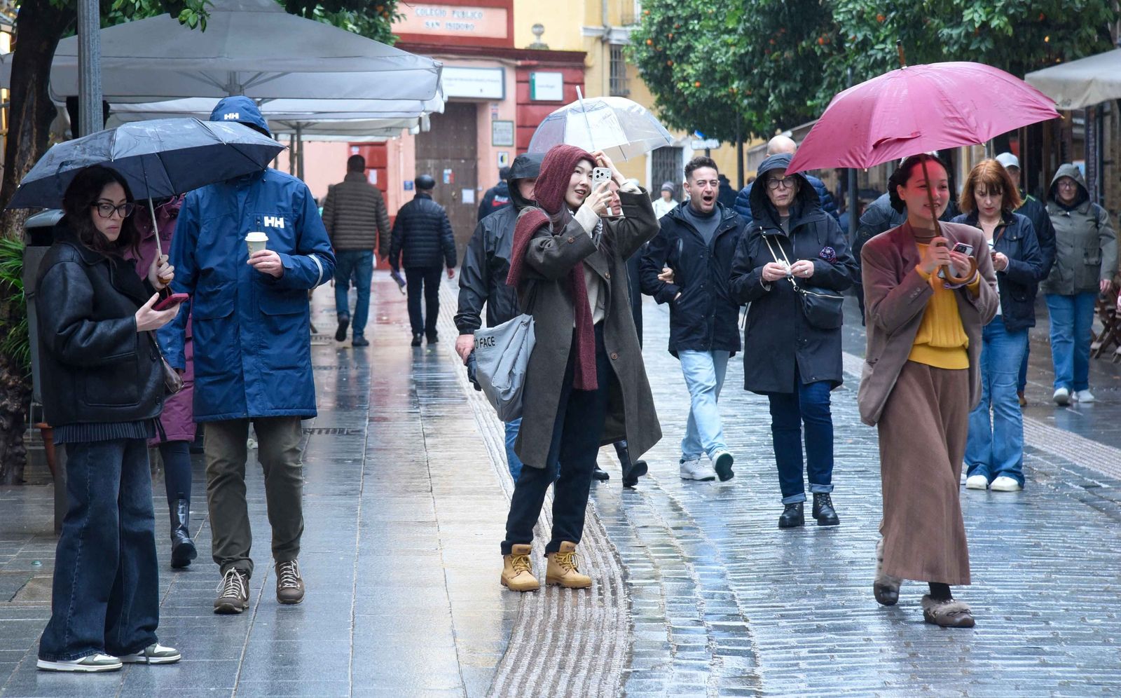 La borrasca Leonardo en Sevilla