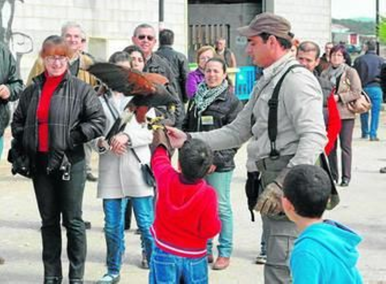 Exhibición de cetrería en una anterior edición de la feria.