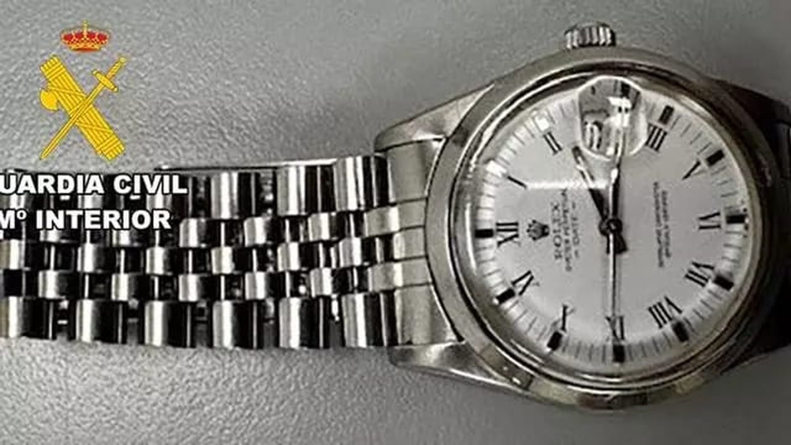 El rolex recuperado.