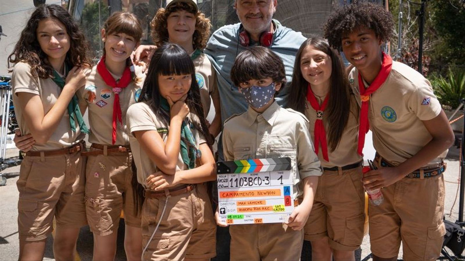 Los jóvenes actores de 'Campamento Newton'