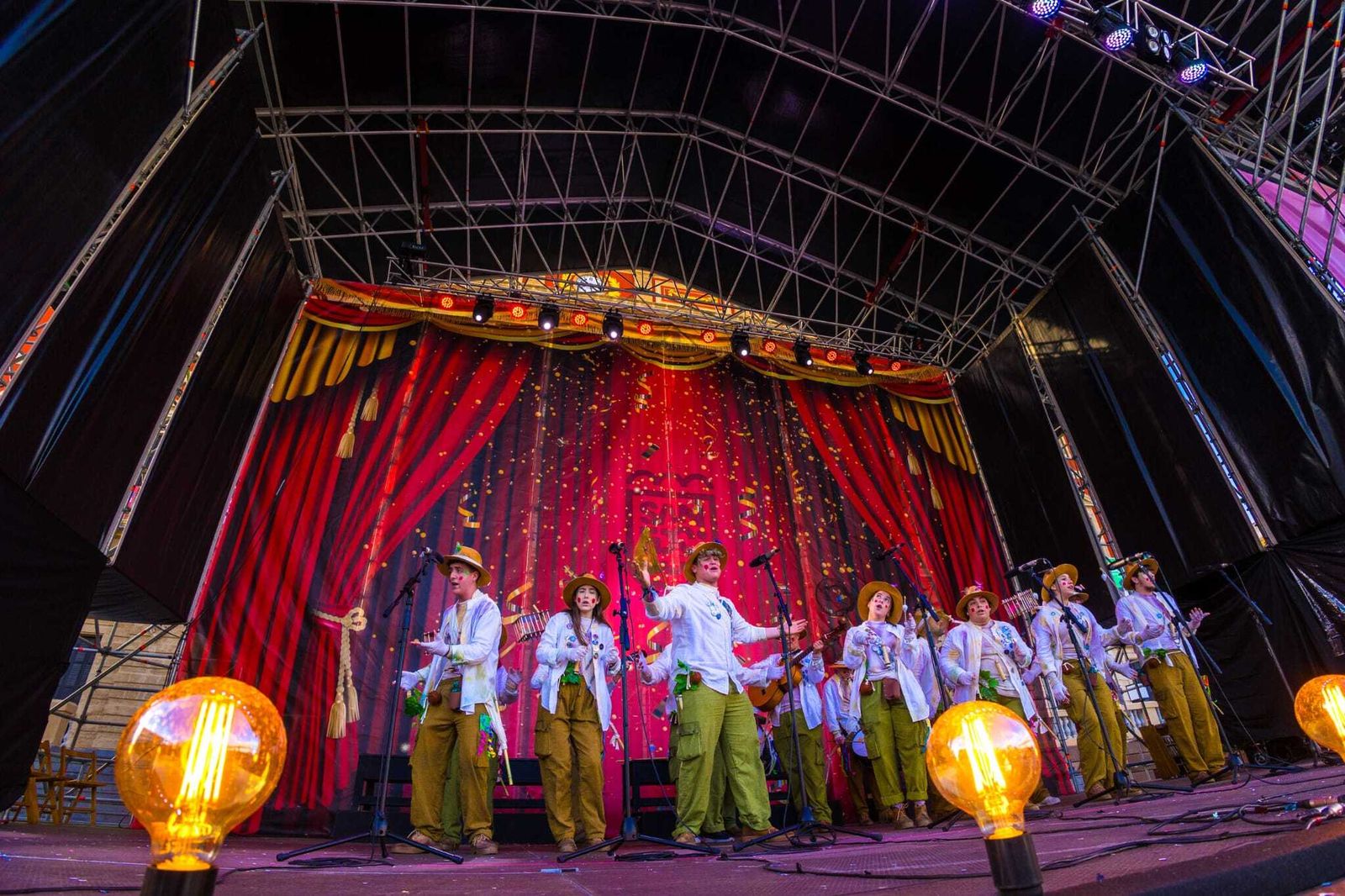 Carnaval para el público infantil en San Fernando, en imágenes