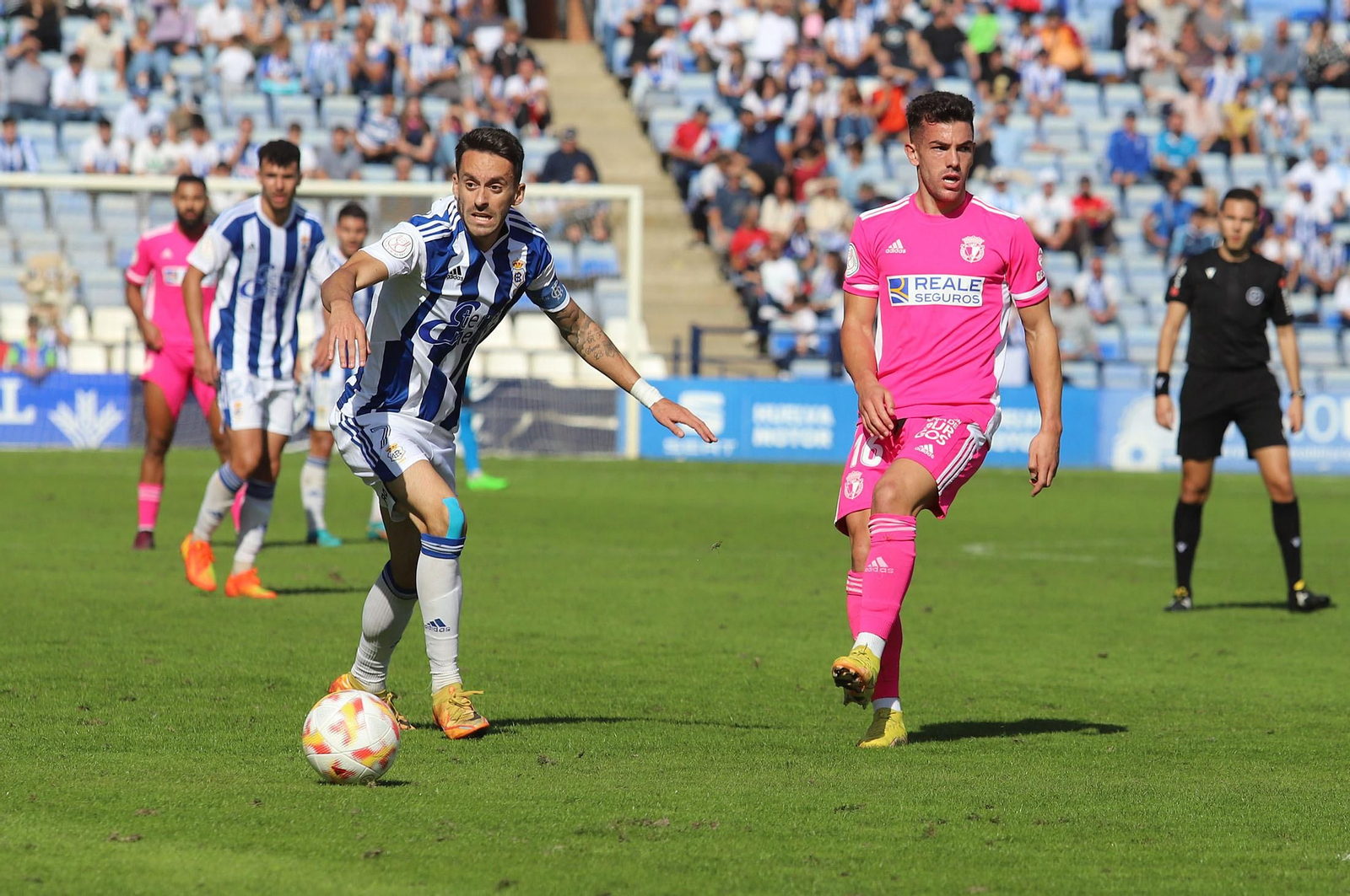 Las mejores imágenes del Recreativo de Huelva-Burgos, partido de eliminatoria de la Copa del Rey