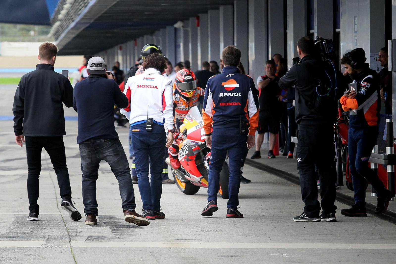 Segundo día de entrenamientos de MotoGP en Jerez