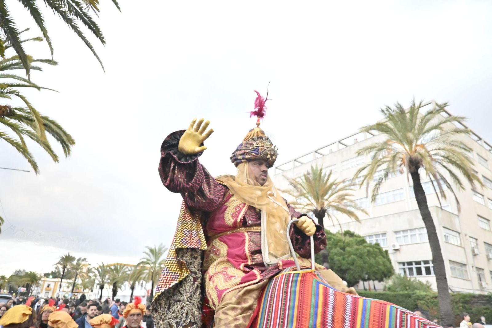 Las mejores fotografías de la llegada de los Reyes Magos a Huelva