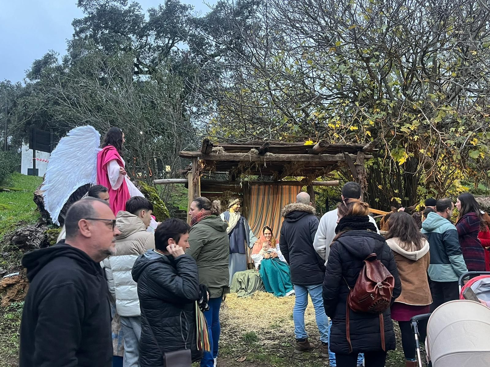 Así de bonito es el Belén Viviente de Puerto Moral