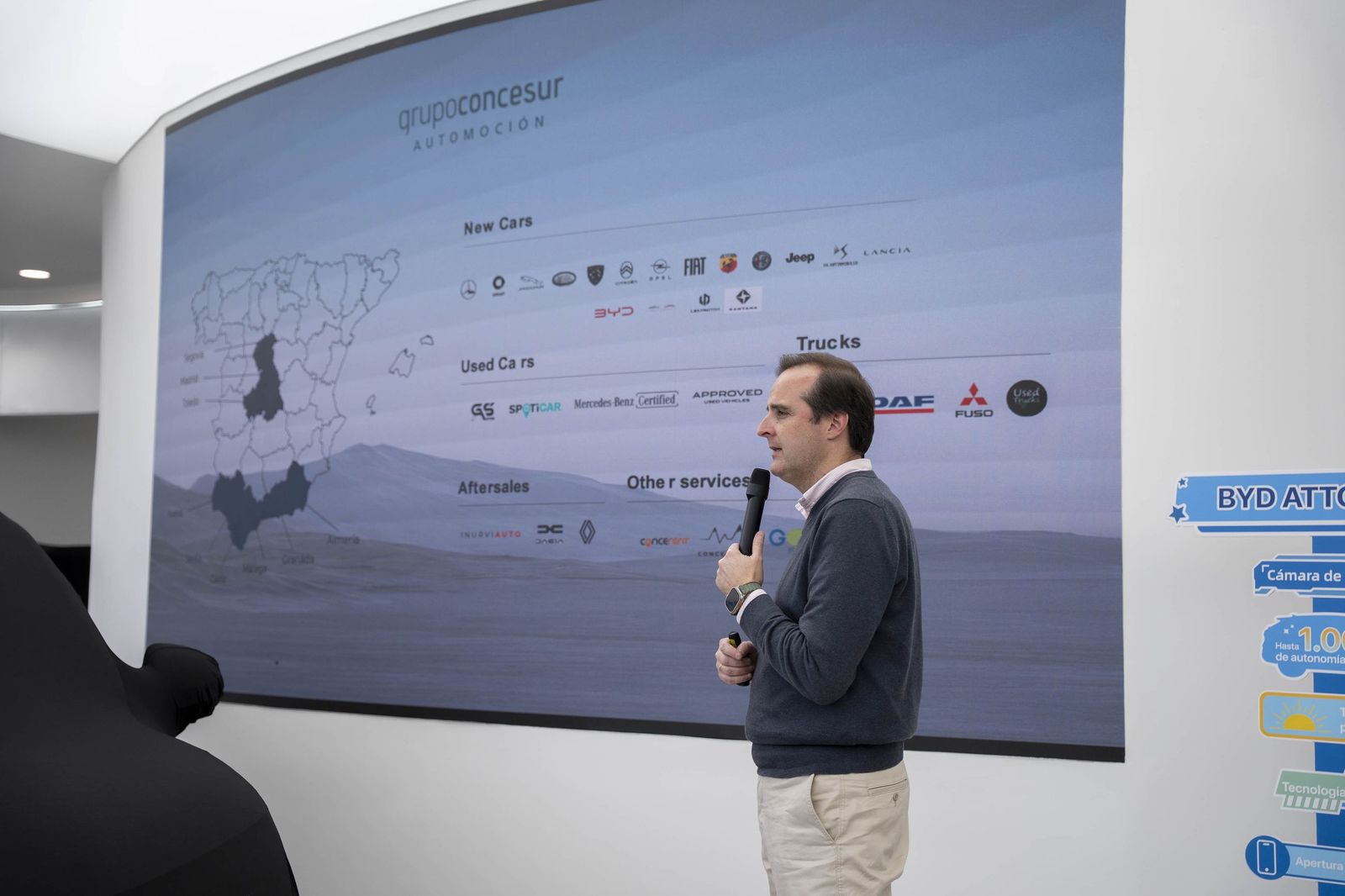 Presentación del nuevo BYD Atto, el coche eléctrico en imágenes